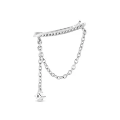 Histoire d'Or Bijou D'oreille Unitaire Joselyn Argent Blanc Oxyde De Zirconium Hot