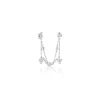Histoire d'Or Bijou D'oreille Unitaire Kupla Argent Blanc Best
