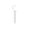 Histoire d'Or Bijou D'oreille Unitaire Nexus Argent Blanc Oxyde De Zirconium New