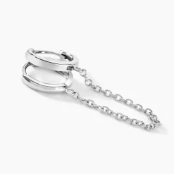 Histoire d'Or Bijou D'oreille Unitaire Stephie Argent Blanc Discount