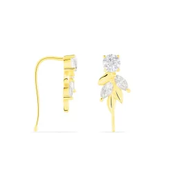 Histoire d'Or Bijoux D'oreilles Alexine Or Jaune Oxyde De Zirconium Hot