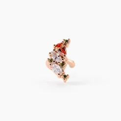 Histoire d'Or Bijoux D'oreilles Camelia Argent Rose Oxyde De Zirconium Clearance