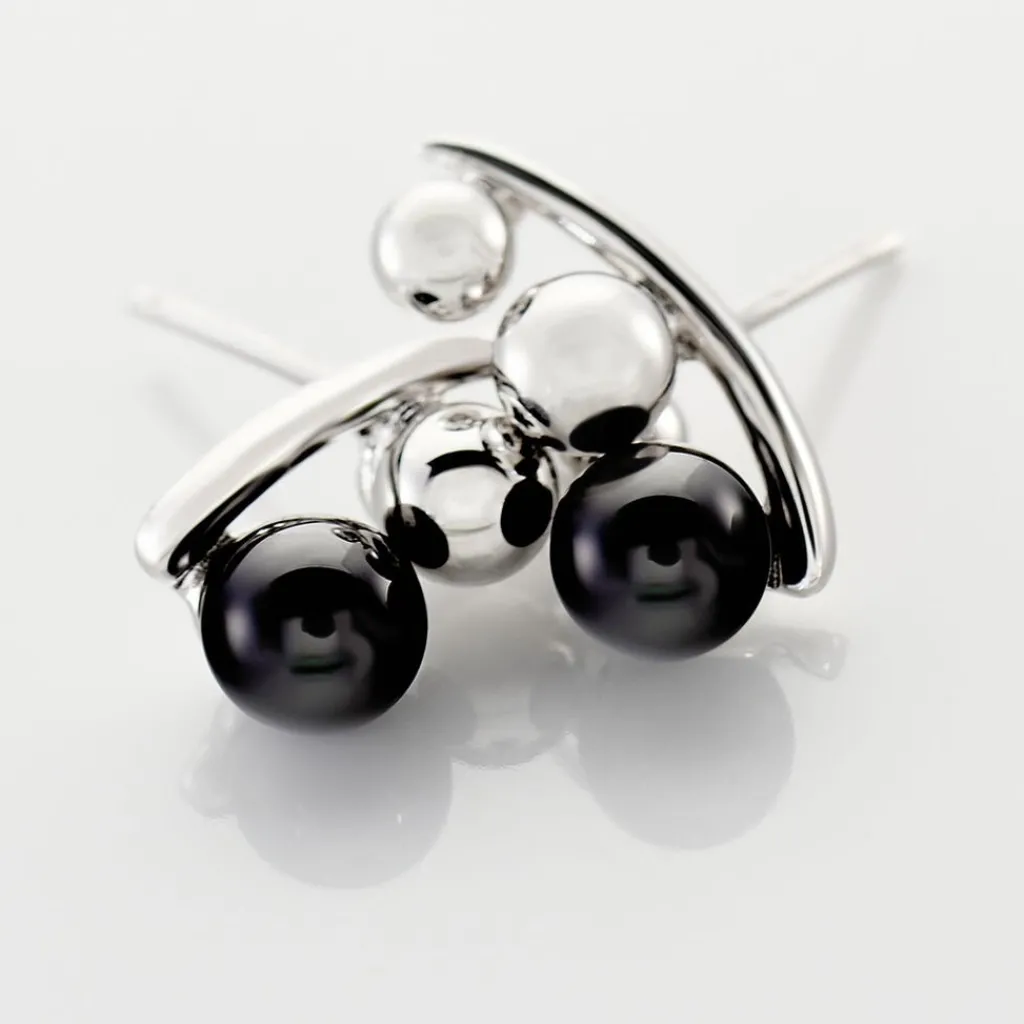 Histoire d'Or Bijoux D'oreilles Cleya Argent Blanc Céramique Online