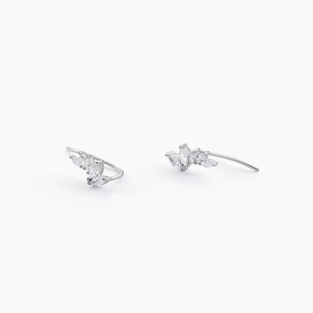 Histoire d'Or Bijoux D'oreilles Duchesse Argent Blanc Oxyde De Zirconium Online