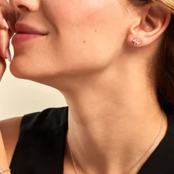 Histoire d'Or Bijoux D'oreilles Duchesse Argent Blanc Oxyde De Zirconium Online