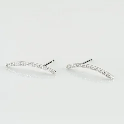 Histoire d'Or Bijoux D'oreilles Eleana Or Blanc Oxyde De Zirconium Online