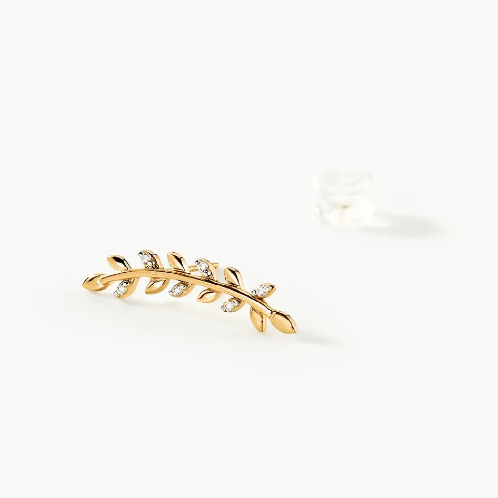 Histoire d'Or Bijoux D'oreilles Eloiza Or Jaune Oxyde De Zirconium Discount