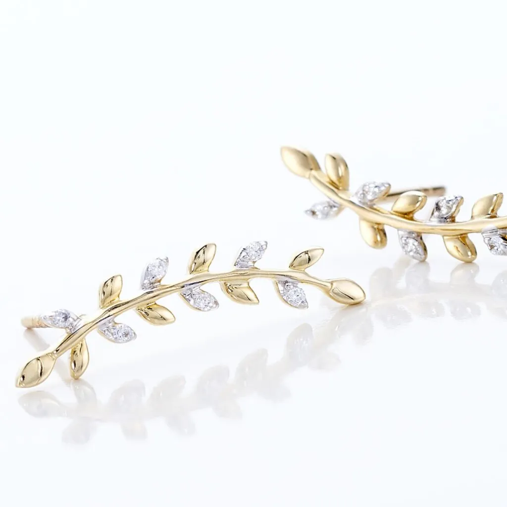 Histoire d'Or Bijoux D'oreilles Eloiza Or Jaune Oxyde De Zirconium Discount