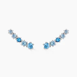 Histoire d'Or Bijoux D'oreilles Elorine Argent Blanc Oxyde De Zirconium