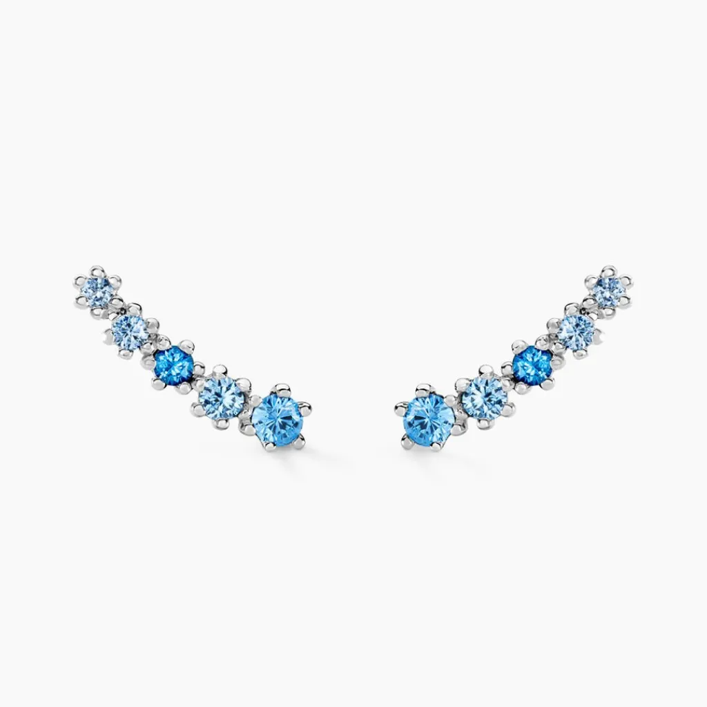 Histoire d'Or Bijoux D'oreilles Elorine Argent Blanc Oxyde De Zirconium