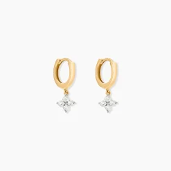 Histoire d'Or Bijoux D'Oreilles Eternal Spring Or Jaune Diamant Clearance