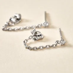 Histoire d'Or Bijoux D'oreilles Fantaisia Argent Blanc Oxyde De Zirconium Best