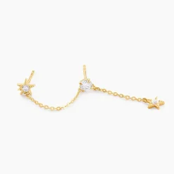 Histoire d'Or Bijoux D'Oreilles Filander Or Jaune Oxyde De Zirconium Outlet