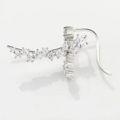 Histoire d'Or Bijoux D¿oreilles Grimpants Enza Argent Blanc Oxyde De Zirconium Hot