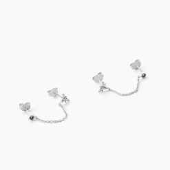 Histoire d'Or Bijoux D'oreilles Honey Argent Blanc Oxyde De Zirconium Discount