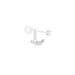 Histoire d'Or Bijoux D'oreilles Kyoto Or Blanc Oxyde De Zirconium New