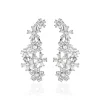 Histoire d'Or Bijoux D'oreilles Midnight Flower Argent Blanc Oxyde De Zirconium Hot