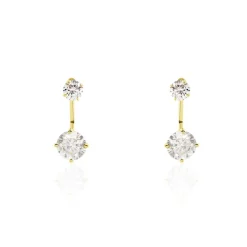 Histoire d'Or Bijoux D'oreilles Or Jaune Nerius Oxyde Clearance