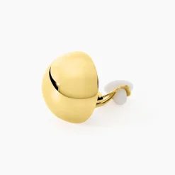 Histoire d'Or Bijoux D'oreilles Perles Solaires Acier Jaune Sale