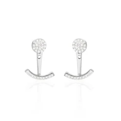 Histoire d'Or Bijoux D'oreilles Phybie Argent Blanc Oxyde De Zirconium Outlet