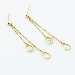 Histoire d'Or Bo Pendantes Or Jaune Emerika Oxyde De Zirconium or jaune oxyde Outlet