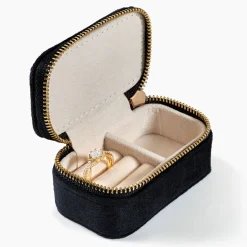 Histoire d'Or Boite à Bijou Tissu Noir Online