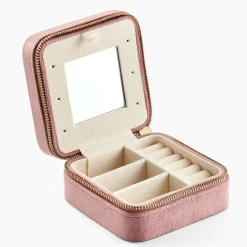 Histoire d'Or Boite à Bijou Tissu Rose Clearance