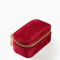 Histoire d'Or Boite à Bijou Tissu Rouge Clearance