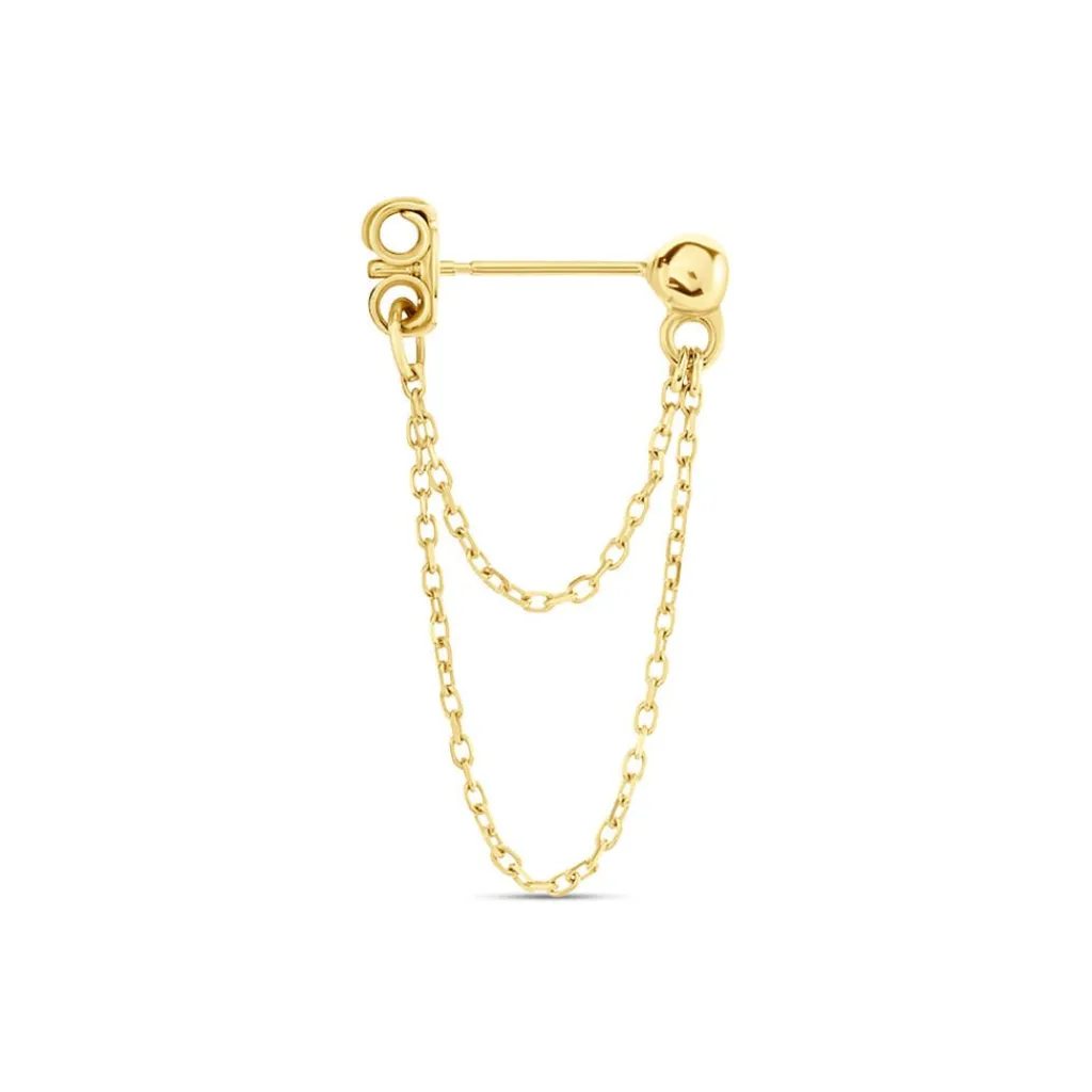 Histoire d'Or Boucle D'oreille Chander Or Jaune Best