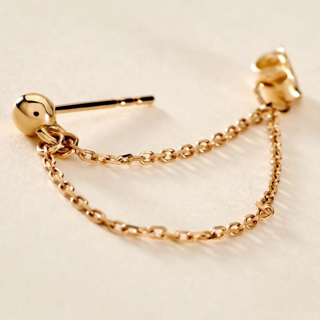 Histoire d'Or Boucle D'oreille Chander Or Jaune Best