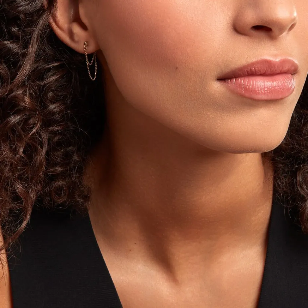 Histoire d'Or Boucle D'oreille Chander Or Jaune Best