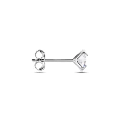Histoire d'Or Boucle D'oreille Puce Unitaire Niels De Zirconium argent blanc oxyde Best