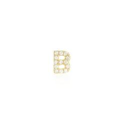Histoire d'Or Boucle D'oreille Puce Unitaire Jodoca Or Jaune Oxyde De Zirconium Hot