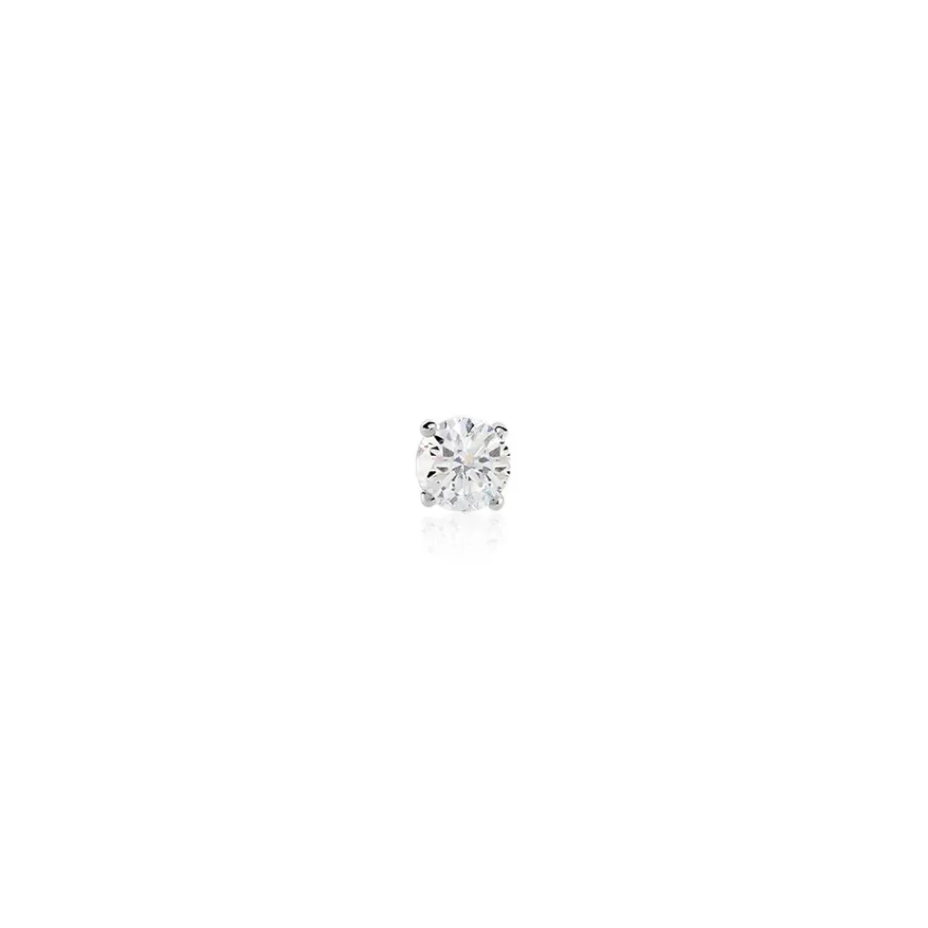Histoire d'Or Boucle D'oreille Puce Unitaire Victoria or blanc diamant Discount