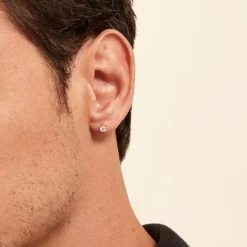 Histoire d'Or Boucle D'oreille Puce Unitaire Victoria or jaune diamant Sale