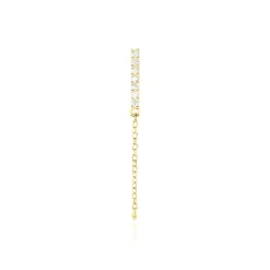 Histoire d'Or Boucle D'oreille Unitaire Barbra Or Jaune Oxyde De Zirconium Clearance
