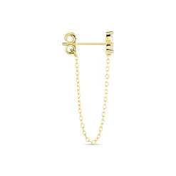 Histoire d'Or Boucle D'oreille Unitaire Edweena Or Jaune Oxyde De Zirconium Outlet