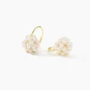 Histoire d'Or Boucles D'oreilles Adon Semi-baroques Or Jaune Perle De Culture Best
