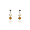 Histoire d'Or Boucles D'oreilles Argent Blanc Rosalie Ambres Hot