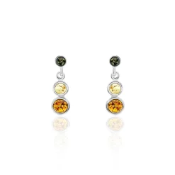 Histoire d'Or Boucles D'oreilles Argent Blanc Rosalie Ambres Hot