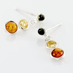 Histoire d'Or Boucles D'oreilles Argent Blanc Rosalie Ambres Hot