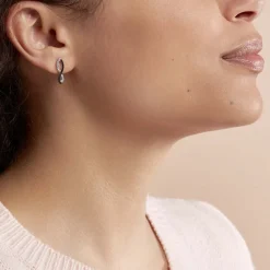 Histoire d'Or Boucles D'oreilles Argent Blanc Prudentia Oxyde De Zirconium Discount