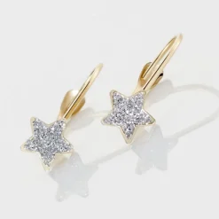 Histoire d'Or Boucles D'oreilles Chirine Or Jaune New