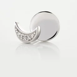 Histoire d'Or Boucles D'oreilles Dépareillées Lyana Argent Blanc Oxyde De Zirconium Hot