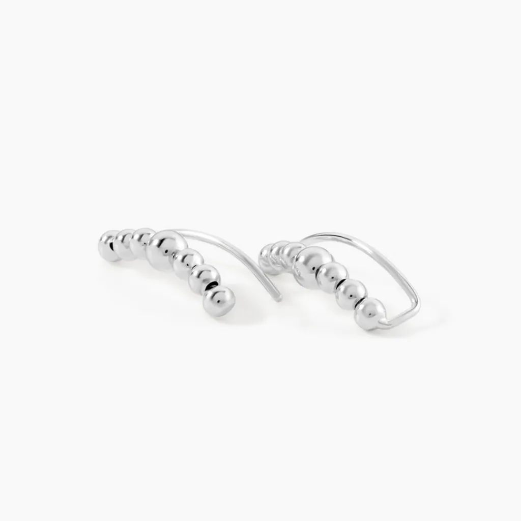 Histoire d'Or Boucles D'oreilles Grimpantes Argent Flamell Clearance