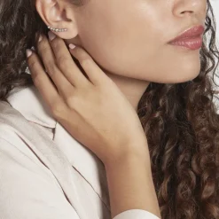 Histoire d'Or Boucles D'oreilles Grimpantes Argent Flamell Clearance