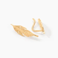 Histoire d'Or Boucles D'oreilles Grimpantes Hanae Plaqué Or Jaune Best