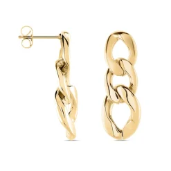 Histoire d'Or Boucles D'oreilles Hera Pendantes Acier Doré Hot