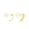 Histoire d'Or Boucles D'oreilles Izefia Rondes Or Jaune Oxyde De Zirconium Clearance