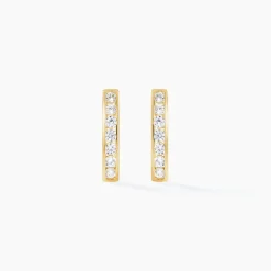 Histoire d'Or Boucles D'oreilles Jacoba Rondes Or Jaune Oxyde De Zirconium Discount